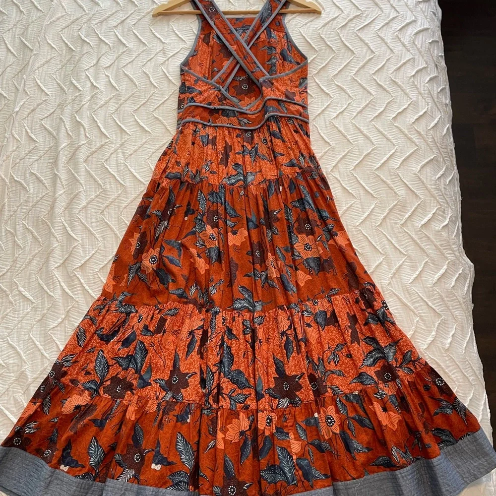 Ulla Johnson BRYNN DRESS IN CARMINE size 2 - Picture 4 of 7